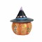 Jim Shore 8.5 Inch All Hallow's Harvest Halloween Figurine , Lighted Halloween Decor Halloween Led Pumpkin Witch Hat